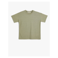 Koton Basic T-Shirt Short Sleeved Crew Neck