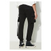 Bavlněné tepláky Rick Owens Knit Pants Mastodon Cut černá barva, DU01D1386.RIG.09