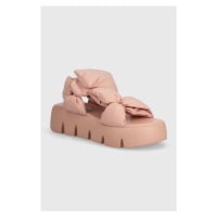 Sandály Steve Madden Bonkers dámské, růžová barva, na platformě, SM11002465