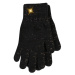 Voxx Vivaro Dámské pletené rukavice BM000000619000101398 černá/zlatá UNI