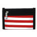 Červenobílá pruhovaná peněženka Callie HG Style