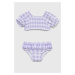 Dvoudílné plavky pro miminko GAP fialová barva