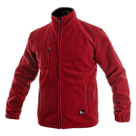 CXS OTAWA Pánská fleecová bunda červená 124000125097