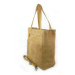 Kožená shopper bag kabelka Vera Pelle SV55N camel