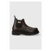 Kožené kotníkové boty Tommy Jeans TJM NAPA LEATHER pánské, hnědá barva, EM0EM01254