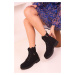 Soho Women's Black Boots & Booties 17695