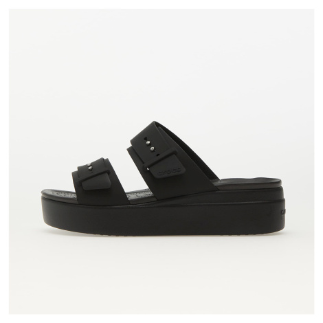 Crocs Brooklyn Buckle Low Wedge Black