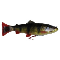 Savage gear gumová nástraha pstruh 4d line thru pulsetail trout ss perch trout - délka 16 -délka