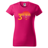 DOBRÝ TRIKO Dámské tričko s potiskem k narozeninám 30 let myslivost Barva: Malinová