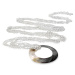 JwL Luxury Pearls Multifunkční dlouhý šál z bílých perel JL0239