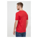 Bavlněné tričko United Colors of Benetton červená barva, s aplikací