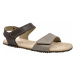 dámské barefoot sandály BELITA 40, Protetika, hnědo šedá