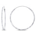 Brilio Silver Nadčasové stříbrné kruhové náušnice EA01 3 cm