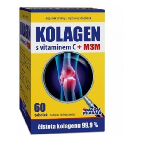 DACOM PHARMA Kolagen s vitamínem C + MSM 60 tobolek