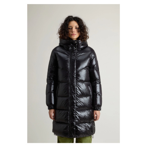 Bunda woolrich aliquippa long puffer jacket black