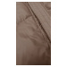 Tmavě béžová prošívaná péřová dámská vesta S'West (B8223-12)