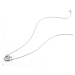 GRACE Silver Jewellery Stříbrný náhrdelník Jednorožec, stříbro 925/1000 NH-SCN348/45 Stříbrná 45
