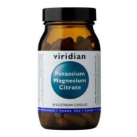 VIRIDIAN Nutrition Potassium Magnesium Citrate 90 kapslí