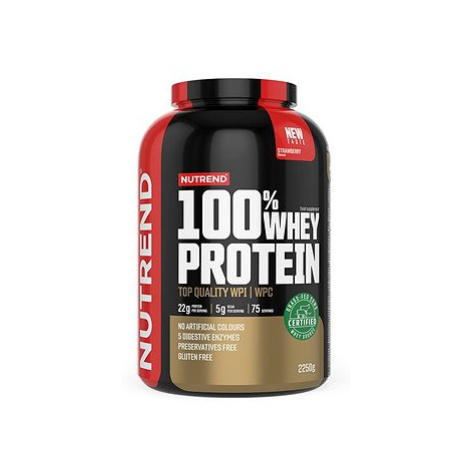 Nutrend 100% Whey Protein 2250 g, jahoda