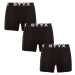 3PACK pánské boxerky Styx long sportovní guma černé (3U960)