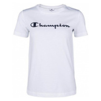Champion Crewneck Tshirt Bílá