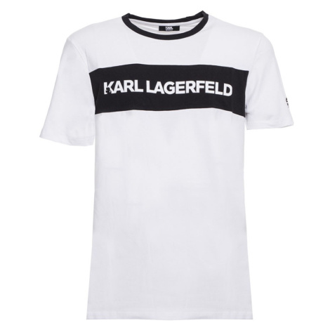 Bílé tričko Karl Lagerfeld