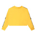 Dětská mikina Karl Lagerfeld žlutá barva, s aplikací