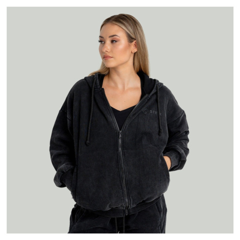 STRIX Women‘s Zip Hoodie Washed Black