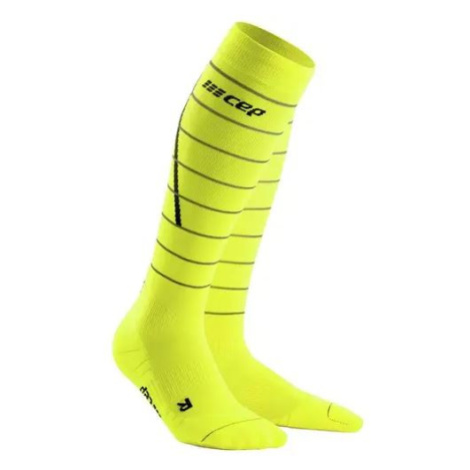 CEP podkolienky Reflective neon yellow