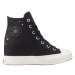 Converse CHUCK TAYLOR ALL STAR WEDGE PLATFORM PEARLS STUDS Černá