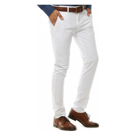Bílé pánské kalhoty
