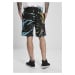 Pánské šortky // Urban classics Tie Dye Sweat Shorts black