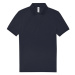 B&amp;C Unisex polo triko PU426 Navy Pure