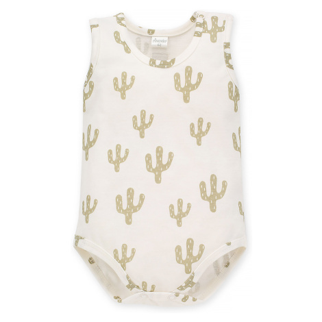 Pinokio Kids's Free Soul Sleeveless Bodysuit Ecru/Print