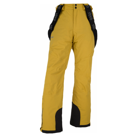 Pánské zimní lyžařské kalhoty KILPI METHONE-M žlutá