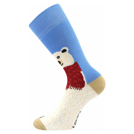 Froté ponožky Lonka - Frooloo, medvědi Barva: Modrá