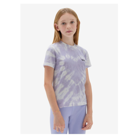 Světle fialové holčičí batikované tričko VANS Abby - Holky