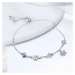 GRACE Silver Jewellery Stříbrný náramek se zirkony Winter Romance, stříbro 925/1000 NR-BSB001/22
