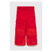 Dětské kalhoty Columbia červená barva