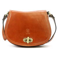 Kožená crossbody kabelka Florence ART. 873 camel