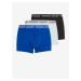 Sada tří pánských boxerek v černé, tmavě modré a světle modré barvě Tommy Hilfiger Underwear