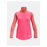 Under Armour Tričko UA Tech Graphic 1/2 Zip -PNK - Holky