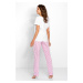 Dámské pyžamo Flawless Bílá s růžovou - Momenti Per Me