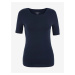 Tričko z čisté bavlny, normální střih Marks & Spencer námořnická modrá