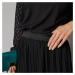 Blancheporte Krátká plisovaná sukně z voálu černá