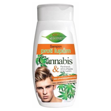 BIO BIONE Cannabis Šampon proti lupům pro muže 260 ml Bione Cosmetics