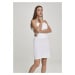 Dámské šaty // Urban Classics Ladies Short Spaghetti Pique Dress white