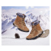Vodeodolné snehule pánske zimné topánky s kožúškom a šnúrkami