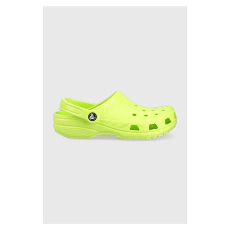 Pantofle Crocs Classic zelená barva, 10001, 10001.3UH-3UH