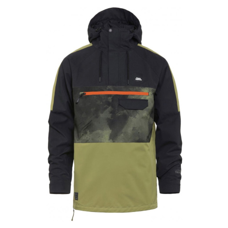 Snowboardová pánská bunda Horsefeathers Norman - černá, zelená